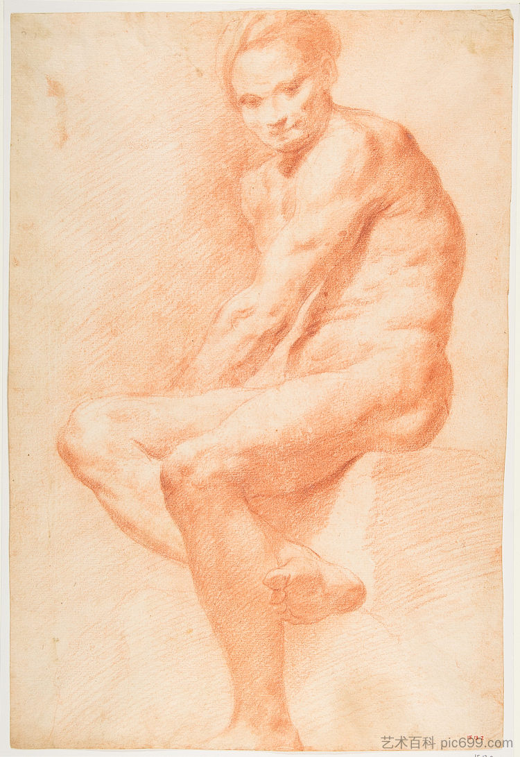 写生 Life Drawing,Charles-Andre van Loo (Carle van Loo)