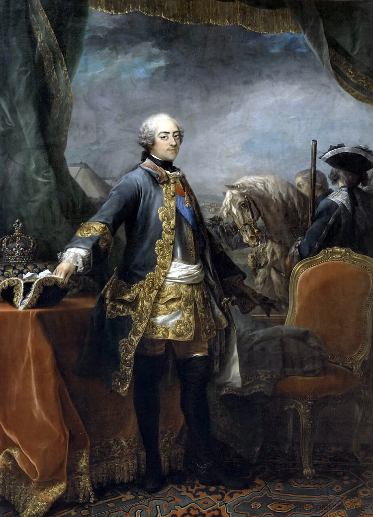 法国国王路易十五 Louis XV, King of France (1748)，Charles-Andre van Loo （Carle van Loo）