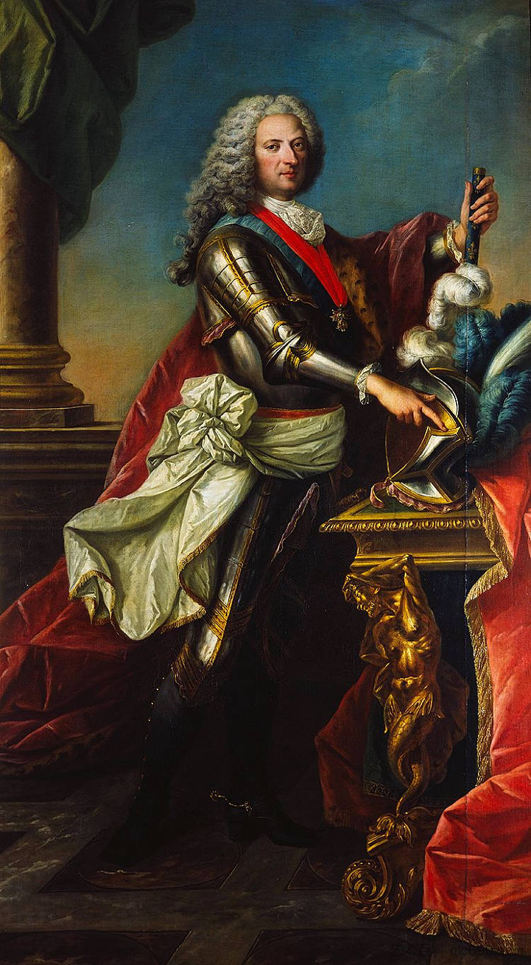 菲利普二世，奥尔良公爵 Philippe II, Duke of Orléans，Charles-Andre van Loo （Carle van Loo）