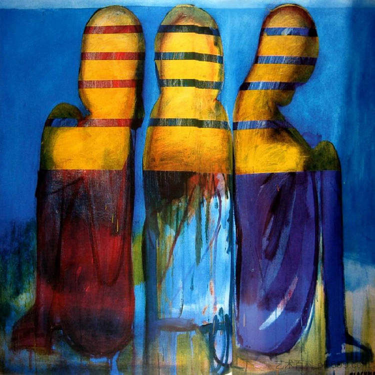 毛巾女孩(戴普蒂奇) Towelled Girls (Dyptich),查尔斯·布莱克曼