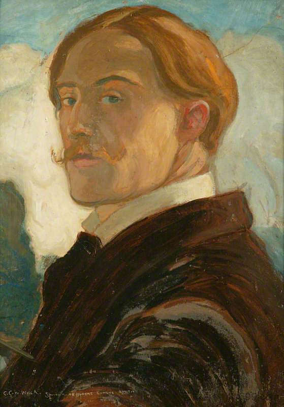 自画像 Self Portrait (1900)，查尔斯·科恩德