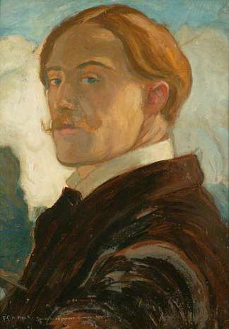 自画像 Self Portrait (1900)，查尔斯·科恩德