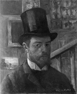 自画像 Self-Portrait (1883)，查尔斯·科泰