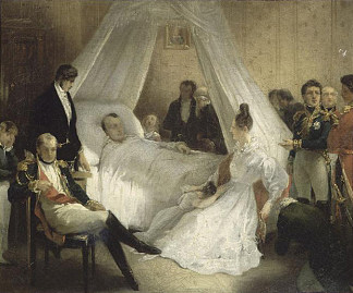 拿破仑之死 The death of Napoleon，查尔斯·德·斯图本