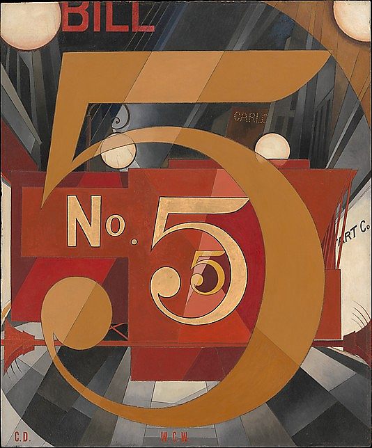 我看到了金色的数字5（威廉·卡洛斯·威廉姆斯） I Saw the Figure 5 in Gold (William Carlos Williams) (1928)，查尔斯·德穆斯