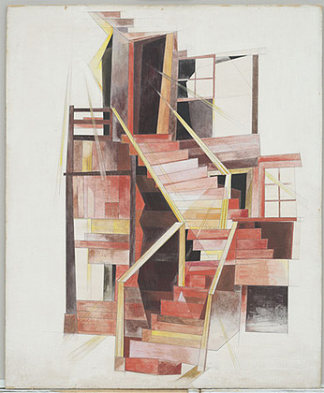 楼梯，普罗温斯敦 Stairs, Provincetown (1920)，查尔斯·德穆斯