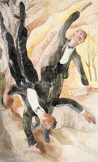 两个杂技演员 Two Acrobats (1918)，查尔斯·德穆斯
