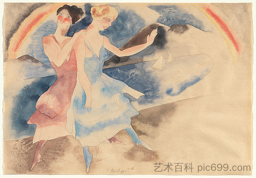 杂耍舞者 Vaudeville Dancers (1918)，查尔斯·德穆斯