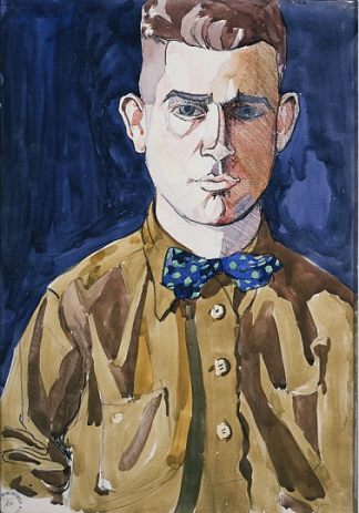 自画像，1916年1月 Self Portrait, January 1916 (1916)，查尔斯·伯奇菲尔德