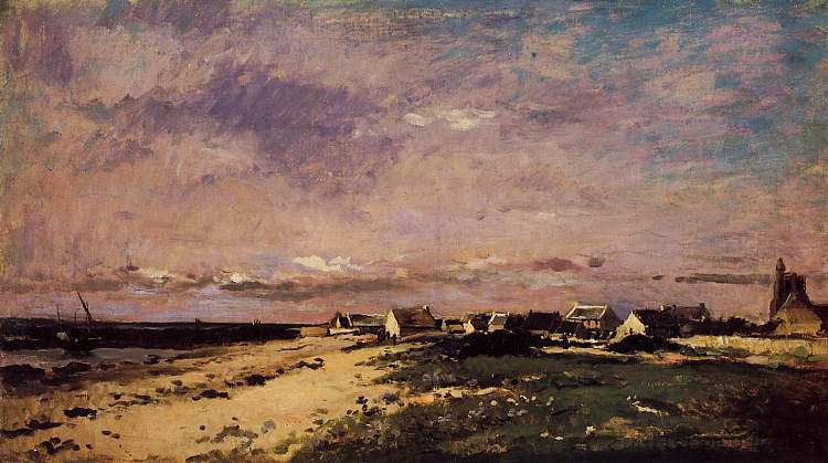 法国海岸风光 French Coastal Scene (1868),科罗、让·弗朗索瓦·米勒和查理·法兰斯瓦·杜比尼