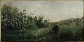 春天 Spring (1857)，科罗、让·弗朗索瓦·米勒和查理·法兰斯瓦·杜比尼