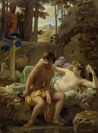 克里奥尼斯和赛迪普斯 Cléonis Et Cydippe (1843)，查尔斯·格莱尔