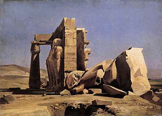 埃及神庙 Egyptian Temple (1840)，查尔斯·格莱尔