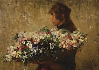 卖花人 The Flower Seller，查尔斯·赫尔曼