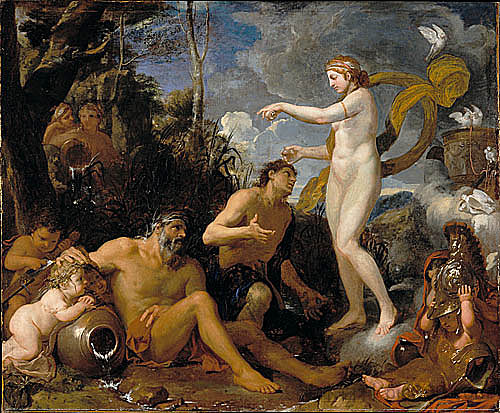 埃涅阿斯的神化 La Déification D'enée (c.1644),查尔斯·勒布伦
