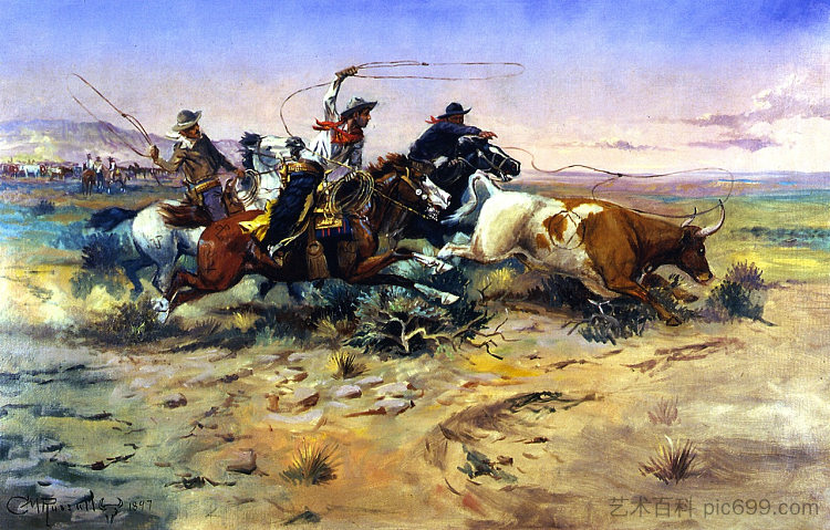 听说的戒烟者 The Heard Quitter (1897)，查尔斯·拉塞尔