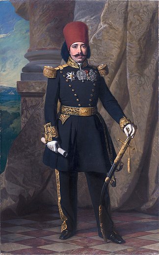穆斯塔法·哈兹纳达尔 Mustapha Khaznadar (1846)，查尔斯-菲利普·拉里维耶尔