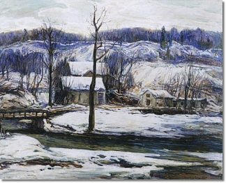 冬天的磨坊 The Mill In Winter，查尔斯·赖费尔