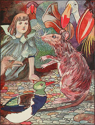 咳咳 – 老鼠用重要的气息说 Ahem – said the mouse with an important air (1907)，查尔斯·罗宾逊