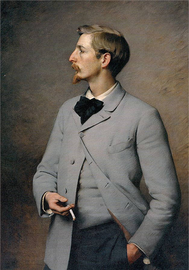 保罗·韦兰·巴特利特的肖像 Portrait of Paul Wayland Bartlett (1890)，查尔斯·斯普拉格·皮尔斯