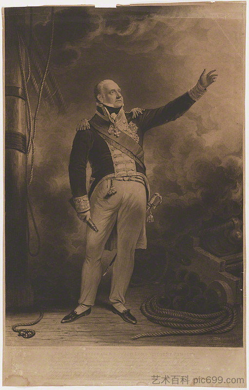 爱德华·佩柳,第一代埃克斯茅斯子爵 Edward Pellew, 1st Viscount Exmouth (1818),查尔斯·特尔纳