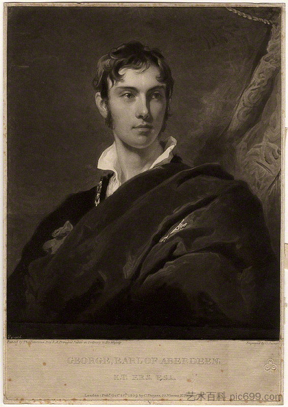 乔治·汉密尔顿·戈登，第四代阿伯丁伯爵 George Hamilton Gordon, 4th Earl of Aberdeen (1809)，查尔斯·特尔纳