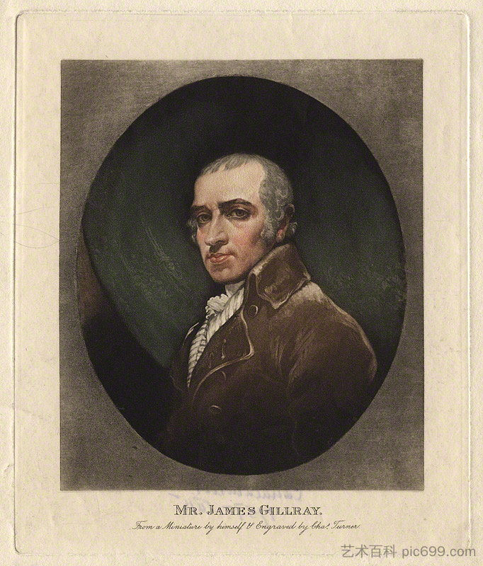 詹姆斯·吉尔雷 James Gillray (1819)，查尔斯·特尔纳