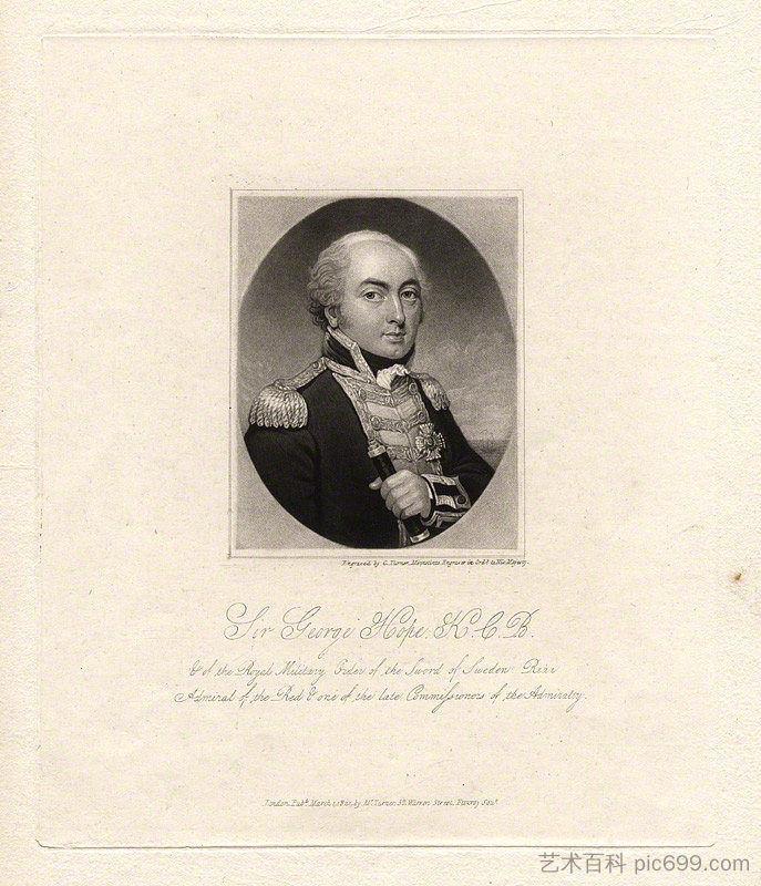 乔治·约翰斯通·霍普爵士 Sir George Johnstone Hope (1824)，查尔斯·特尔纳