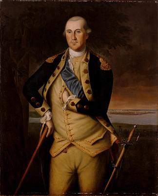 乔治·华盛顿 George Washington (c.1776)，查尔斯·威尔森·皮尔