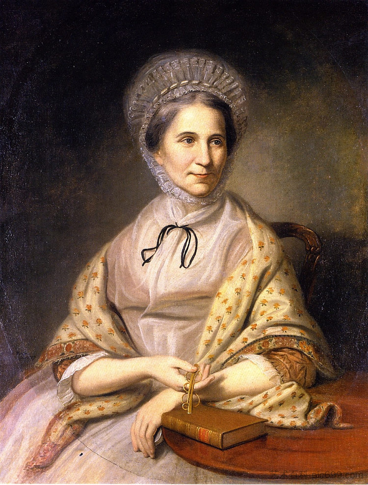 托马斯·艾洛特夫人(玛丽·蔡斯) Mrs. Thomas Ellott (Mary Chase) (1787),查尔斯·威尔森·皮尔