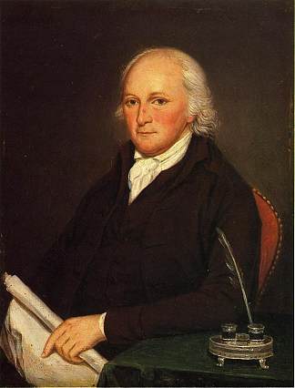 埃德蒙·菲西克的肖像 Portrait of Edmund Physick (1795)，查尔斯·威尔森·皮尔
