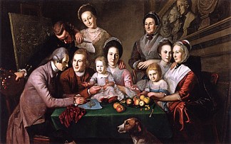 皮尔家族 The Peale Family (1773)，查尔斯·威尔森·皮尔