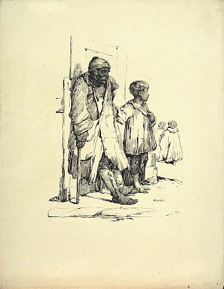 老乞丐 Old Beggar (1823; France                     )，尼古拉斯·杜桑·查莱