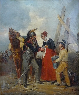 胸甲骑兵在冲锋后痊愈 Cuirassier getting healed after the charge，尼古拉斯·杜桑·查莱