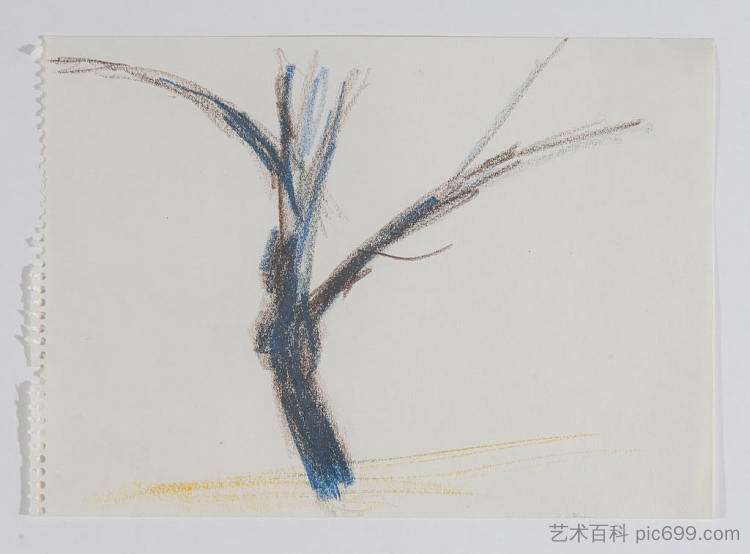 无题（自然之后：树） Untitled (After Nature: Tree) (1959)，珀森斯科