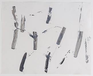 无题（自然之后：树干） Untitled (After Nature: Tree Trunks) (1959)，珀森斯科