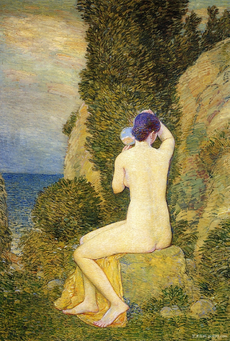 阿佛洛狄忒，阿普尔多尔 Aphrodite, Appledore (1908)，施尔德·哈森