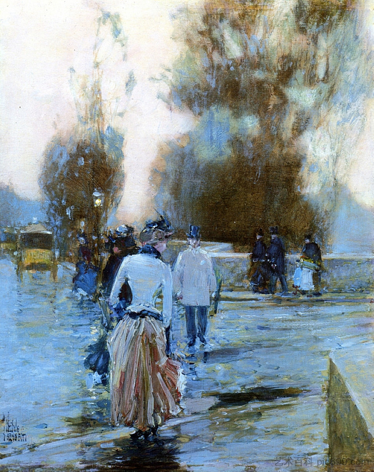 杜乐丽码头 Dock of Tuileries (1888 - 1889)，施尔德·哈森