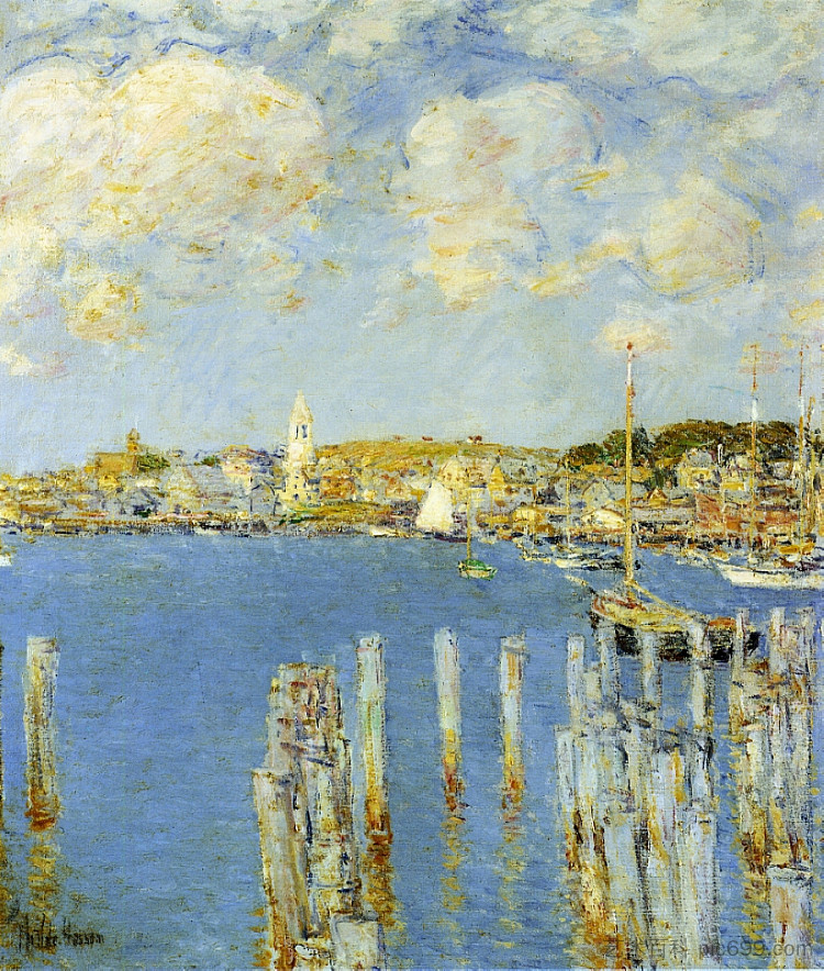 格洛斯特内港 Gloucester Inner Harbor (1899)，施尔德·哈森