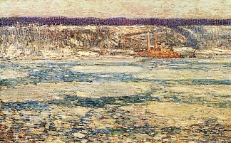 哈德逊河上的冰 Ice on the Hudson (1908)，施尔德·哈森