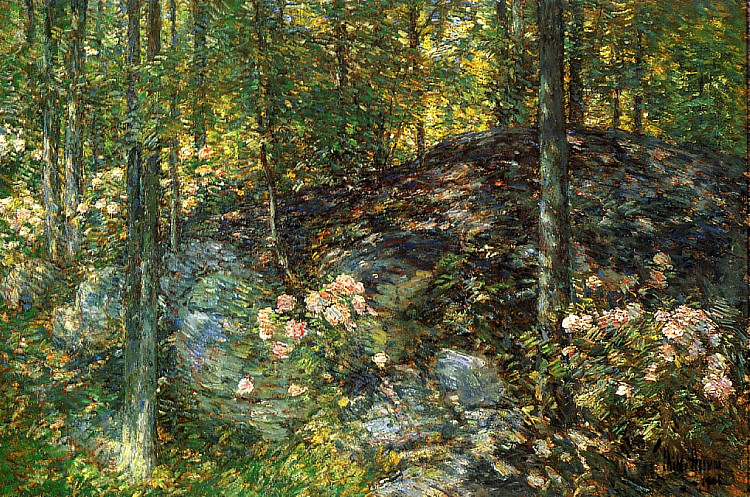 壁架上的月桂树 Laurel on the Ledges (1906)，施尔德·哈森