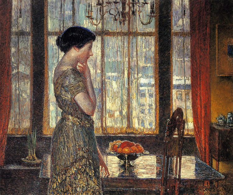 纽约冬窗 New York Winter Window (1918 - 1919)，施尔德·哈森