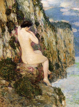 悬崖上的裸体 Nude on the Cliffs (1906)，施尔德·哈森