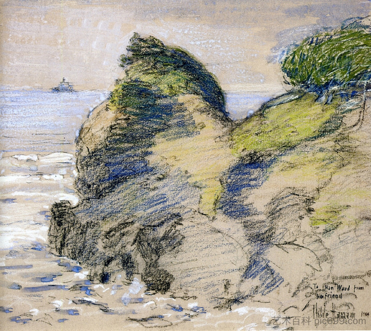 俄勒冈海岸 Oregon Coast (1904)，施尔德·哈森