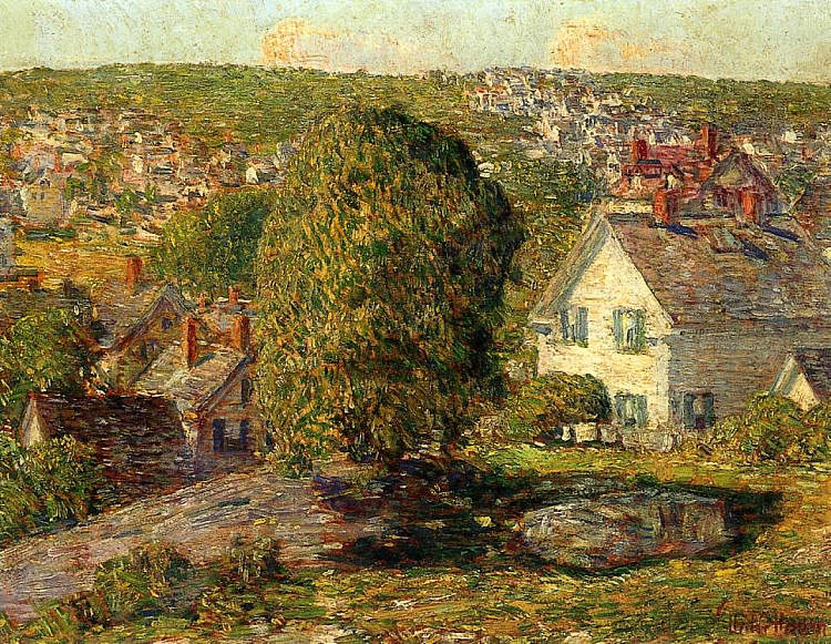 东格洛斯特郊区 Outskirts of East Gloucester (1918),施尔德·哈森