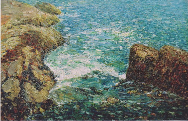 冲浪和岩石 Surf and Rocks (1906)，施尔德·哈森