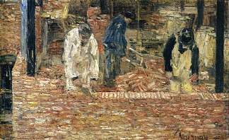 瓦工 The Bricklayers (1905)，施尔德·哈森