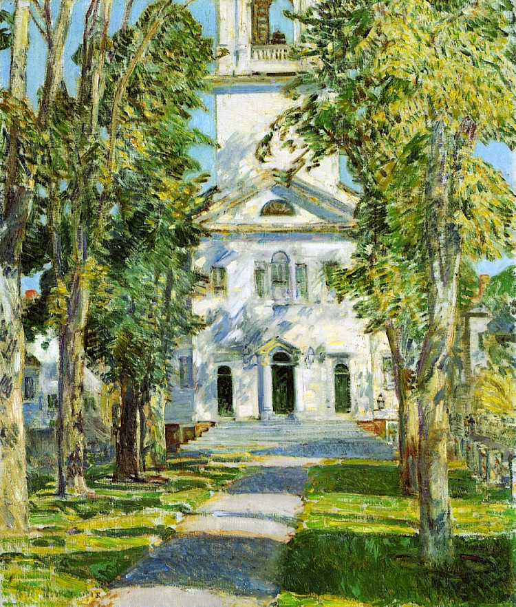 格洛斯特教堂 The Church at Gloucester (1918)，施尔德·哈森