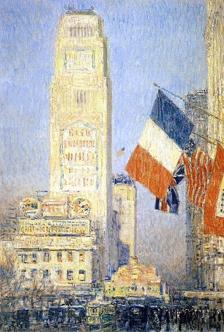 纽约花束，西四十二街 The New York Bouquet, West Forty-Second Street (1917)，施尔德·哈森