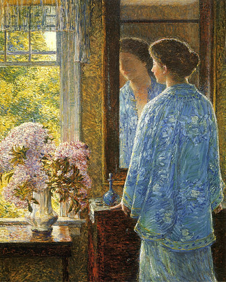 六月二十六日，老莱姆 Twenty-Six of June, Old Lyme (1912)，施尔德·哈森